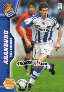 Figurina Aranburu - Liga BBVA 2010-2011. Megacracks - Panini