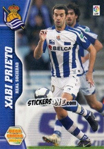 Sticker Xabi Prieto - Liga BBVA 2010-2011. Megacracks - Panini