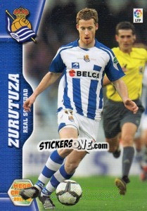 Sticker Zurutuza - Liga BBVA 2010-2011. Megacracks - Panini