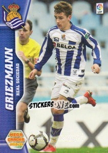 Sticker Griezmann - Liga BBVA 2010-2011. Megacracks - Panini
