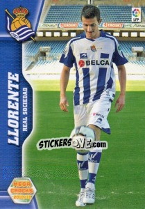 Cromo Joseba Llorente - Liga BBVA 2010-2011. Megacracks - Panini