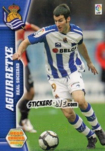 Cromo Aguirretxe - Liga BBVA 2010-2011. Megacracks - Panini