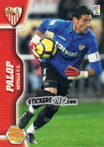 Figurina Palop - Liga BBVA 2010-2011. Megacracks - Panini