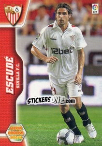 Sticker Escudé - Liga BBVA 2010-2011. Megacracks - Panini