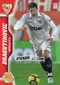 Sticker Dragutinovic - Liga BBVA 2010-2011. Megacracks - Panini