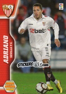 Cromo Adriano Correia - Liga BBVA 2010-2011. Megacracks - Panini