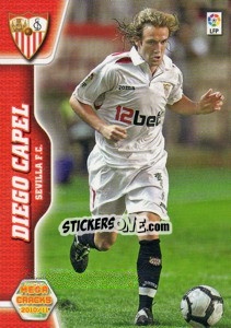 Sticker Diego Capel - Liga BBVA 2010-2011. Megacracks n. 284 - Panini