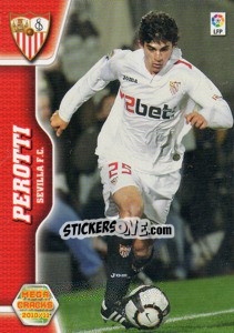 Sticker Perotti - Liga BBVA 2010-2011. Megacracks - Panini