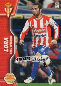 Cromo Lora - Liga BBVA 2010-2011. Megacracks - Panini