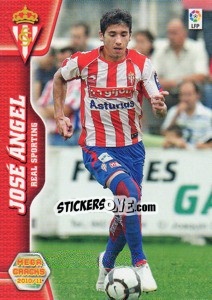 Sticker José Angel - Liga BBVA 2010-2011. Megacracks - Panini