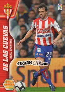 Sticker De las Cuevas - Liga BBVA 2010-2011. Megacracks - Panini