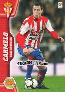 Sticker Carmelo - Liga BBVA 2010-2011. Megacracks n. 302 - Panini