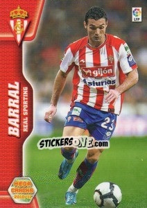Sticker Barral - Liga BBVA 2010-2011. Megacracks - Panini