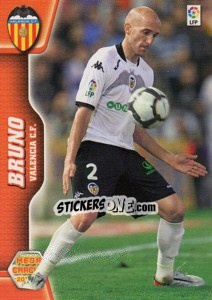 Sticker Bruno Saltor - Liga BBVA 2010-2011. Megacracks - Panini