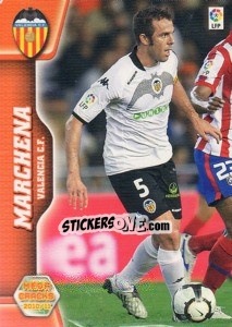Sticker Marchena - Liga BBVA 2010-2011. Megacracks n. 313 - Panini