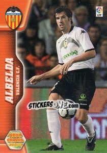 Sticker Albelda - Liga BBVA 2010-2011. Megacracks - Panini