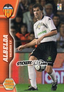 Sticker Albelda - Liga BBVA 2010-2011. Megacracks n. 315 - Panini
