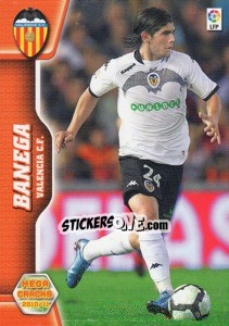 Cromo Banega - Liga BBVA 2010-2011. Megacracks - Panini