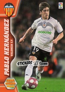 Sticker Pablo Hernandez - Liga BBVA 2010-2011. Megacracks - Panini