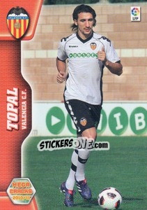 Sticker Topal - Liga BBVA 2010-2011. Megacracks n. 319 - Panini