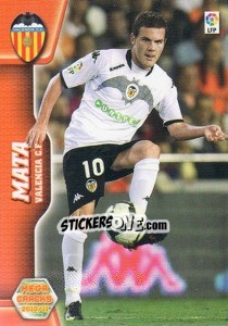 Sticker Mata - Liga BBVA 2010-2011. Megacracks - Panini