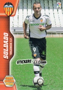 Sticker Soldado - Liga BBVA 2010-2011. Megacracks n. 324 - Panini