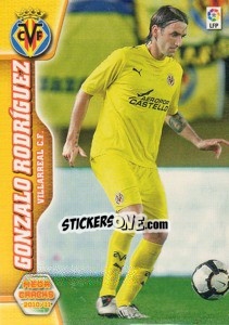 Figurina Gonzalo Rodriguez - Liga BBVA 2010-2011. Megacracks - Panini