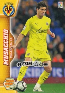 Sticker Musacchio - Liga BBVA 2010-2011. Megacracks - Panini
