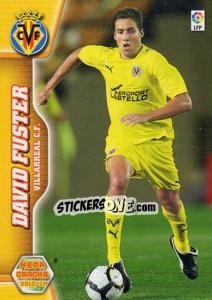 Cromo David Fuster - Liga BBVA 2010-2011. Megacracks - Panini