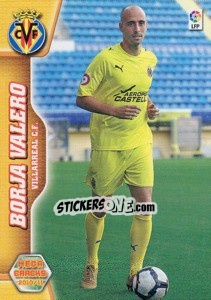 Cromo Borja Valero - Liga BBVA 2010-2011. Megacracks - Panini