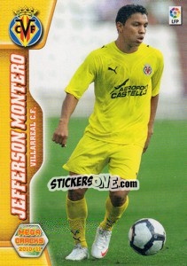 Sticker Jefferson Montero - Liga BBVA 2010-2011. Megacracks - Panini