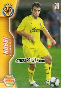 Sticker Giuseppe Rossi - Liga BBVA 2010-2011. Megacracks n. 340 - Panini