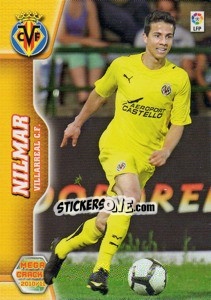 Sticker Nilmar - Liga BBVA 2010-2011. Megacracks n. 342 - Panini