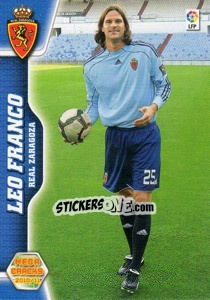 Sticker Leo Franco - Liga BBVA 2010-2011. Megacracks - Panini