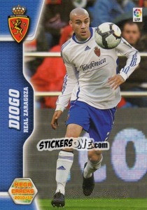 Cromo Diogo - Liga BBVA 2010-2011. Megacracks - Panini