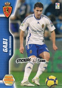 Figurina Gabi - Liga BBVA 2010-2011. Megacracks - Panini