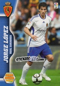 Sticker Jorge López - Liga BBVA 2010-2011. Megacracks - Panini