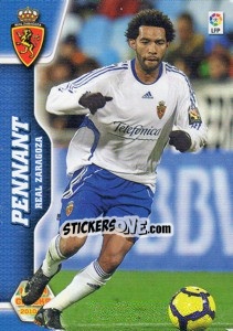 Figurina Pennant - Liga BBVA 2010-2011. Megacracks - Panini