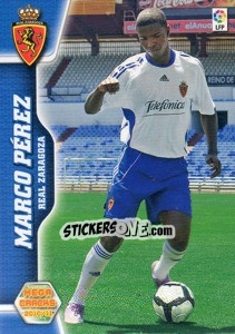 Sticker Marco Pérez - Liga BBVA 2010-2011. Megacracks - Panini
