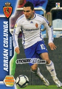 Cromo Adrián Colunga - Liga BBVA 2010-2011. Megacracks - Panini