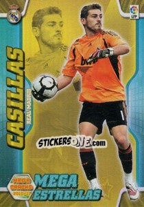 Sticker Casillas - Liga BBVA 2010-2011. Megacracks n. 361 - Panini