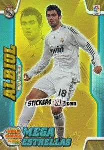 Figurina Albiol - Liga BBVA 2010-2011. Megacracks - Panini