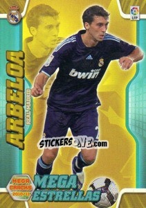 Sticker Arbeloa - Liga BBVA 2010-2011. Megacracks n. 370 - Panini