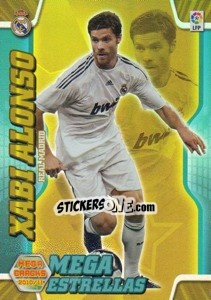 Sticker Xabi Alonso - Liga BBVA 2010-2011. Megacracks n. 374 - Panini