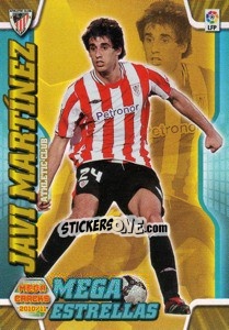 Sticker Javi Martinez - Liga BBVA 2010-2011. Megacracks n. 377 - Panini