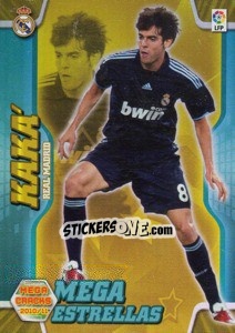 Sticker Kaká - Liga BBVA 2010-2011. Megacracks n. 379 - Panini