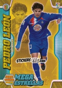 Sticker Pedro León - Liga BBVA 2010-2011. Megacracks - Panini