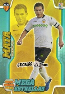Sticker Mata - Liga BBVA 2010-2011. Megacracks n. 383 - Panini