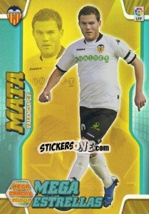 Cromo Mata - Liga BBVA 2010-2011. Megacracks - Panini