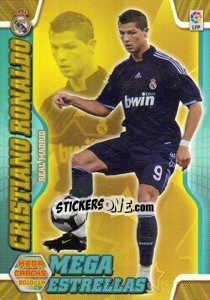 Sticker Cristiano Ronaldo - Liga BBVA 2010-2011. Megacracks - Panini